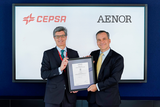 cepsa certificado aenor