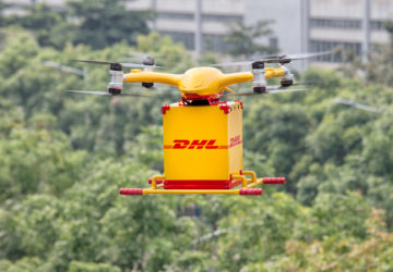 dhl express dron china