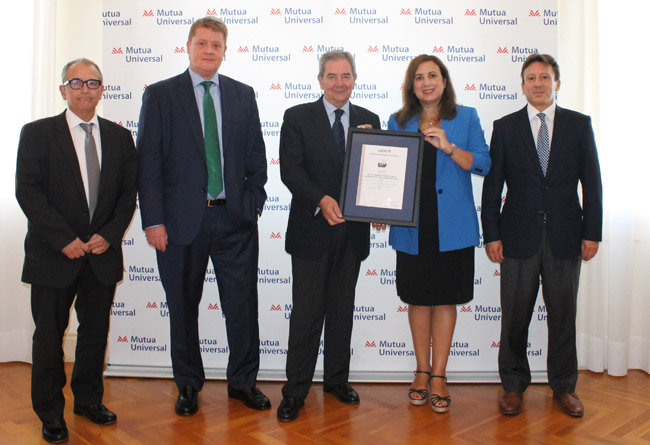mutua universal certificado aenor