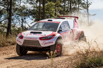 Acciona 100x100 ecopowered,electric car, Dakar 2016, Iquique,Chile