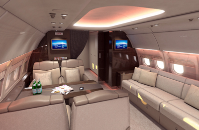 Airbus ACJ318 Enhanced - Main cabin