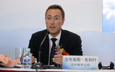 Airbus President and CEO Fabrice BREGIER