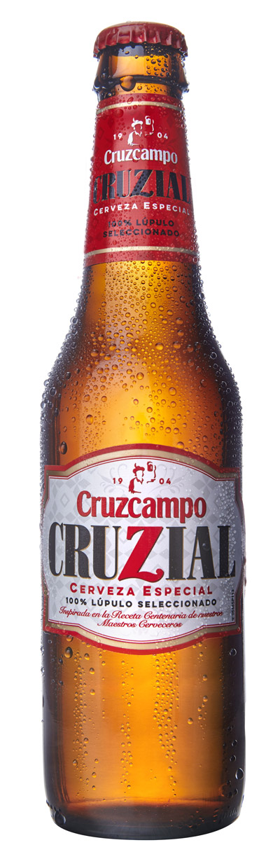 Botella Cruzcampo Cruzial