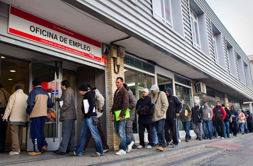 Cola del paro, desempleo