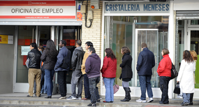 Cola del paro en España