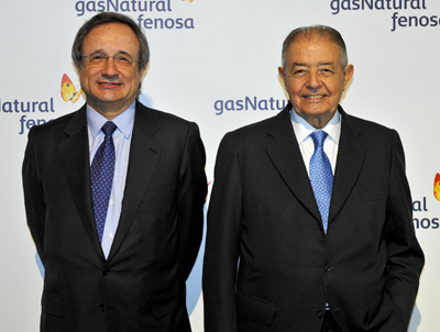 El presidente y el consejero delegado de Gas Natural Fenosa