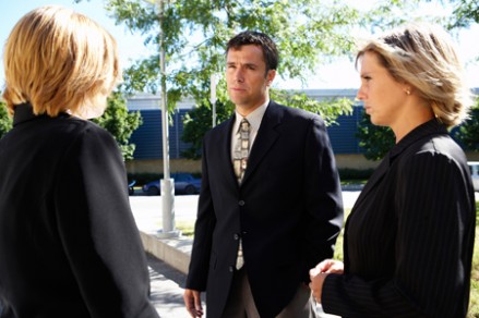 Empresarios conversando