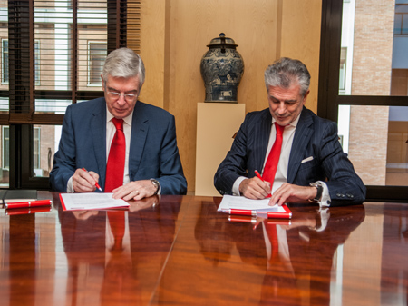 Firma con Banco Santander