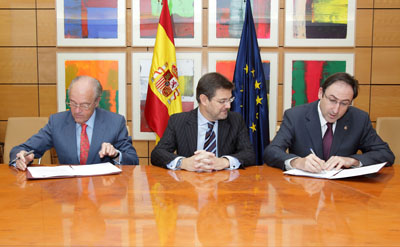 Firma convenio Adif y Ayto Palencia