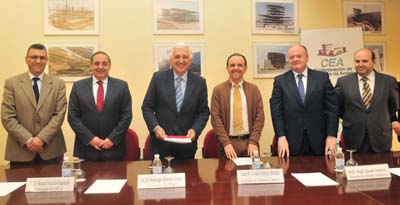 Firma del acuerdo entre CEA y comercios andaluces