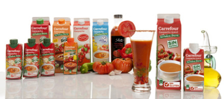 Gama de Gazpachos y Salmorejo Carrefour