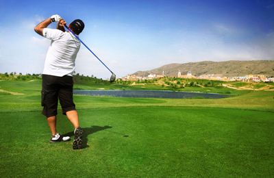 Golfista Campo de Golf