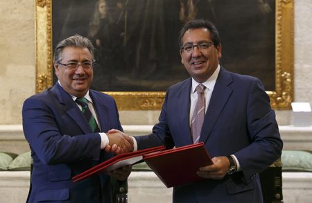 Juan Ignacio Zoido y Antonio Pulido