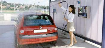 Lavado de coche en Elefante Azul
